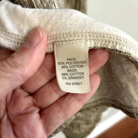 J. Jill Open Front Cardigan Sweater Women's XL Beige Cream Casual Classic Layer - Picture 7 of 9